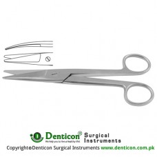 Mayo-Noble Gynecological Scissor Curved Stainless Steel, 16.5 cm - 6 1/2"